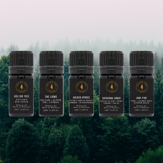 Library of Trees Series - Diffuser Oil - 5 x 15ml