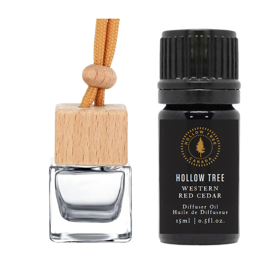 Wood & Glass Car Diffuser 